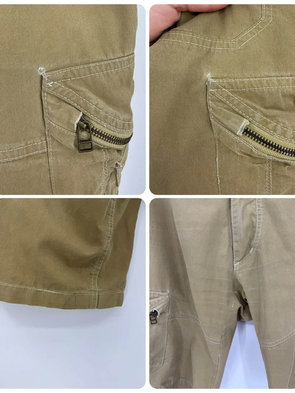 Men's Cargo Shorts - Olive Green